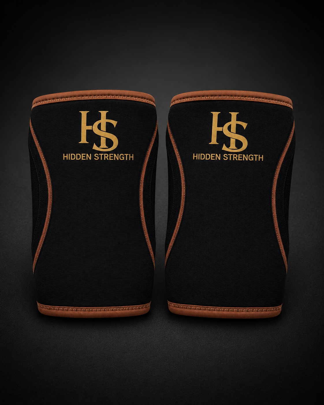 Hidden strength knee sleeves